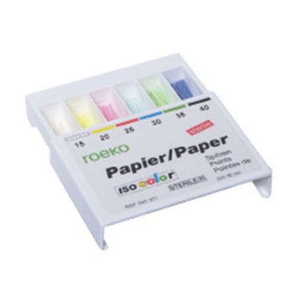 Paper points Roeko color str 25 rød 340225, 200 stk