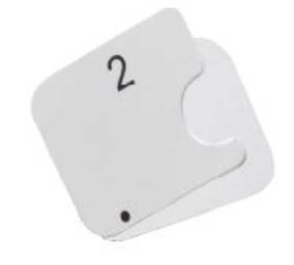 Beskyttelsespapp til fosforplate str 2, 900489-DEX, 200stk