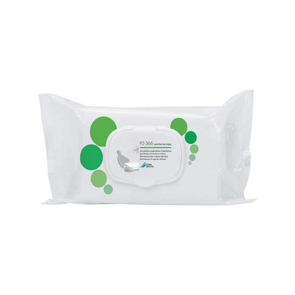 Dürr FD366 Sensitiv wipes, 50 wipes, (4pk = 1 krt) CF366F450