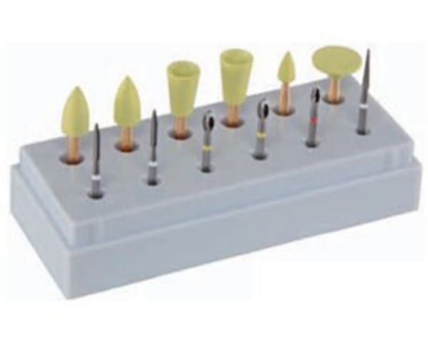 TopGloss kompositt Kit 19050SO, 6stk polerer 6stk diamanter