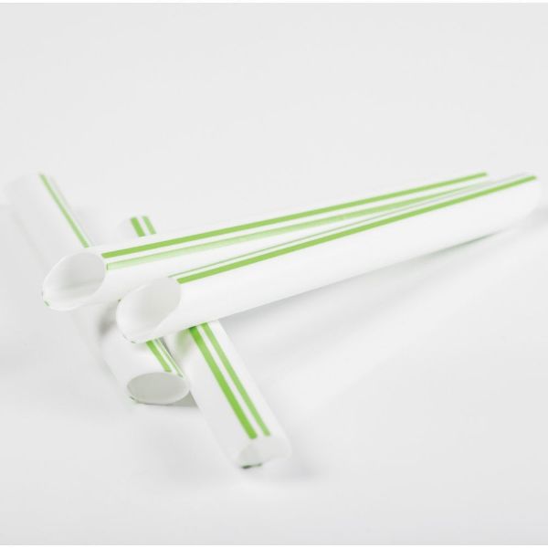 Hygovac Bio short BS1000, Hvit m/limegrønn stripe, 1000stk