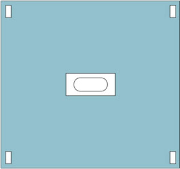 Barrier Hullduk 75x80cm  915447-08, 36stk m/4 limpunkter.