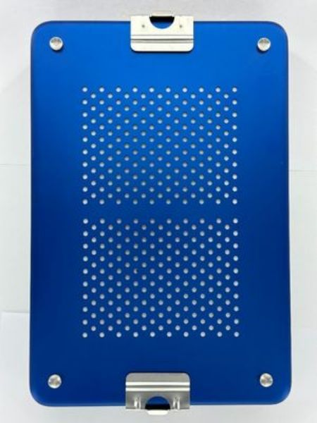 Nichrominox Alu container 30x20x4, 1 stk, blå, PN300300-2