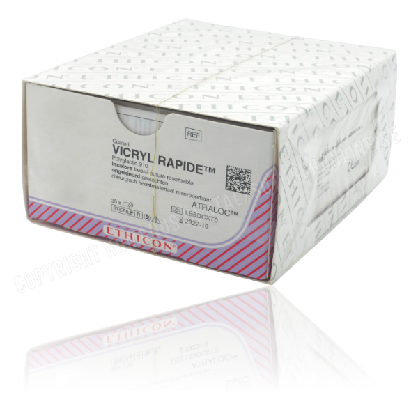 Ethicon Vicryl Rapid V7 3/0 70 cm OB1674H, 36 stk