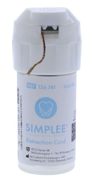 Simplee retraksjonstråd, str 00, 275cm, 156741