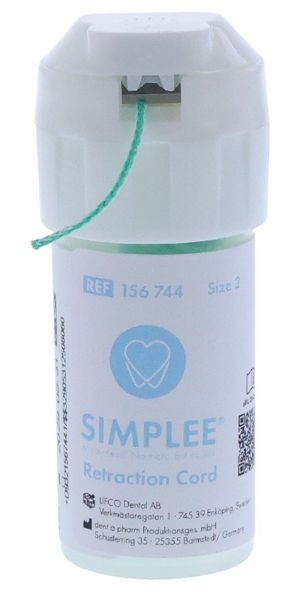 Simplee retraksjonstråd, str 2, 275cm, 156744