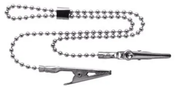 Pasientserviett holder metall autoklaverbar, lengde 40cm