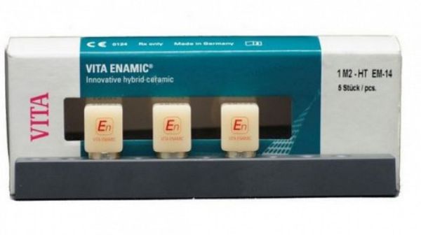 VITA Enamic System 3D-Master HT EM-14, 5stk for CEREC/inLa. OM1 bleach