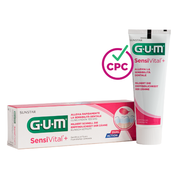 GUM SensiVital+ tannkrem, Klinikkboks. DIS6071SE, 50 stk