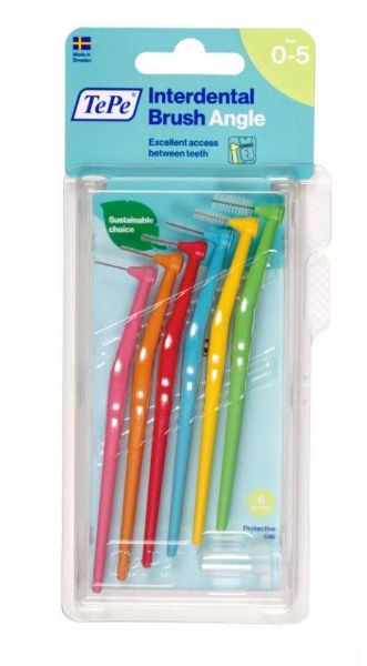 TePe Angle /assortert 154600, 6stk, 0,4 - 0,8mm (10pk=1eske)